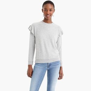 JCrew Supersoft Top with Ruffles